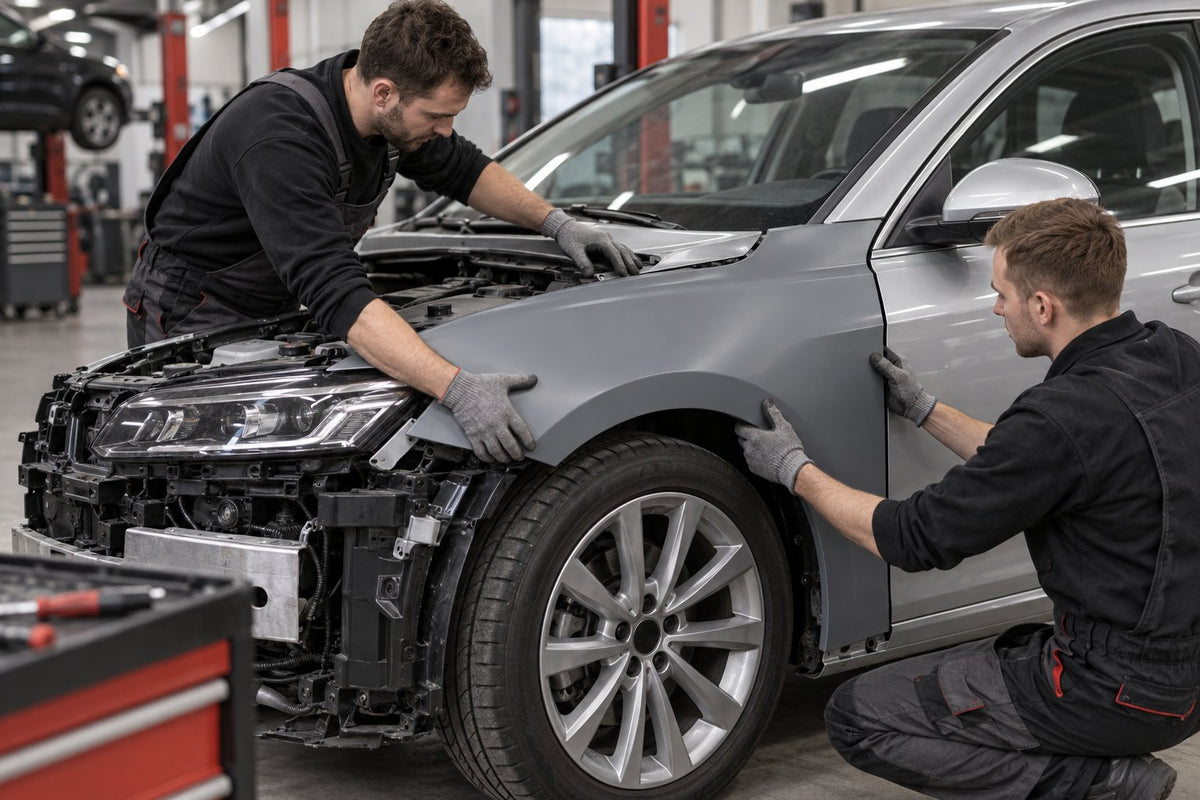 Uue esitiiva sobitamine auto kerele enne viimistlust